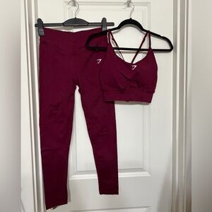 Gymshark Plum Pink Set S/M